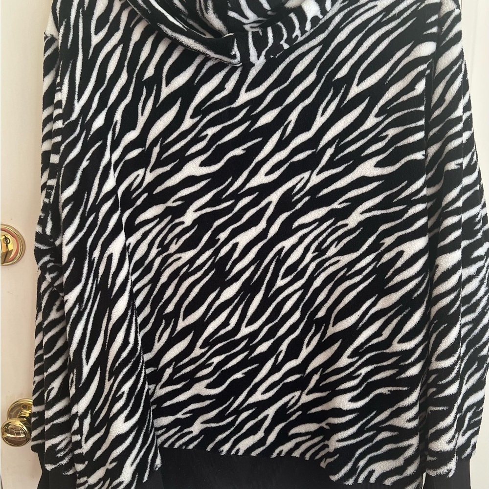 Jacket Fleece Zebra Print - Picture 4 of 4